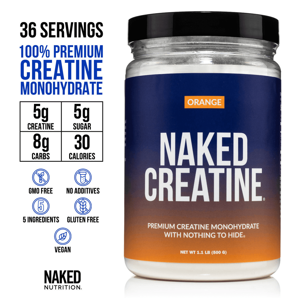 Orange Creatine Monohydrate Powder - Orange